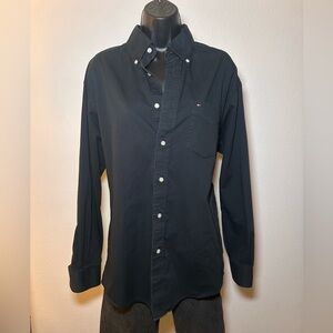Tommy Hilfiger Black Button Up